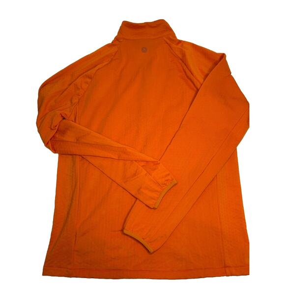 Men’s Marmot Orange Leconte Full Zip Fleece Size Large Excellent Condition - Picture 7 of 9